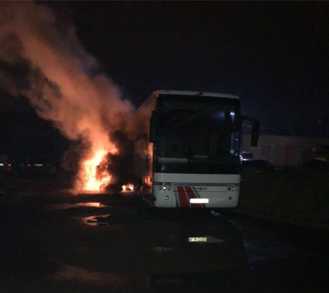 Інформація про підпал у Львові польського автобуса виявилася «фейком»
