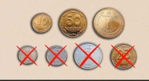 НБУ припиняє випуск в обіг дрібних монет: ціни заокруглять