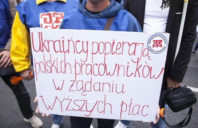 ukrainci na strajku