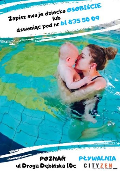 Pływanie niemowlat 40 zł Poznań