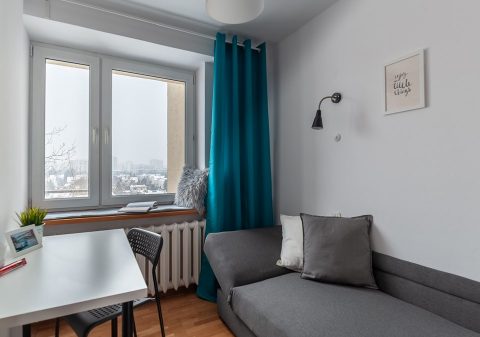 POKÓJ METRO SŁUŻEW, SGGW, PO REMONCIE.