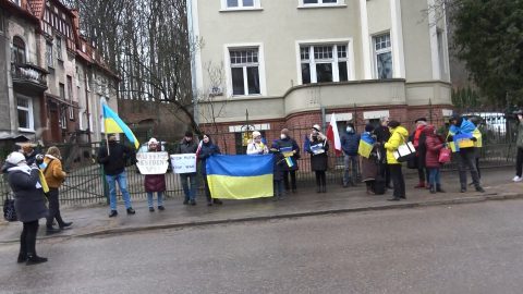 Руки геть від України! У Гданську відбувся пікет Консульства РФ