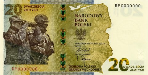 Польща випустила сувенірну банкноту