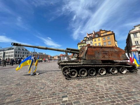 Виставка знищеної російської техніки у Гданську