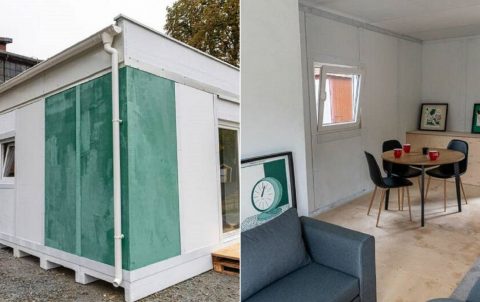 У Польщі презентували прототип модульного будинку для українських біженців